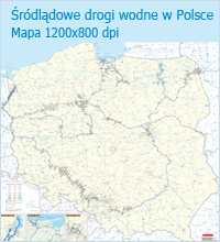 mapa link do strony KZGW śródlądowe drogi wodne w Polsce